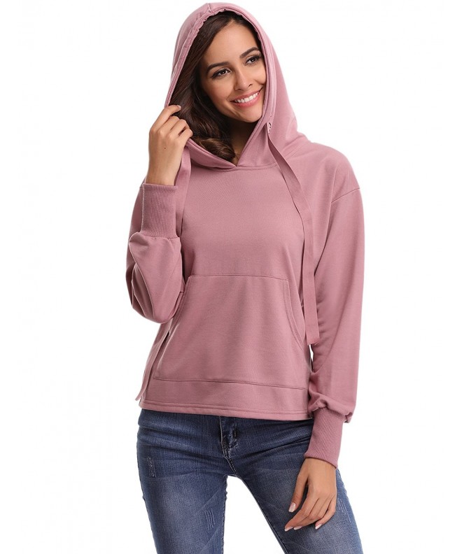 Fashion Sweatshirt Hoodied Pullover - Pink - CT187IDMIO0