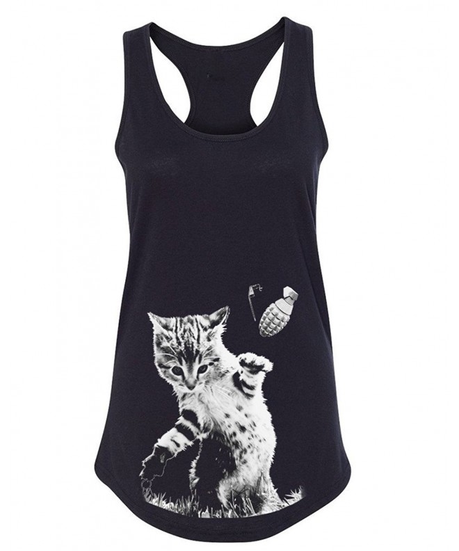 Women's Catastrophe 2.0 Cat Ideal Tank TopThis Helps Save Cats - Black ...