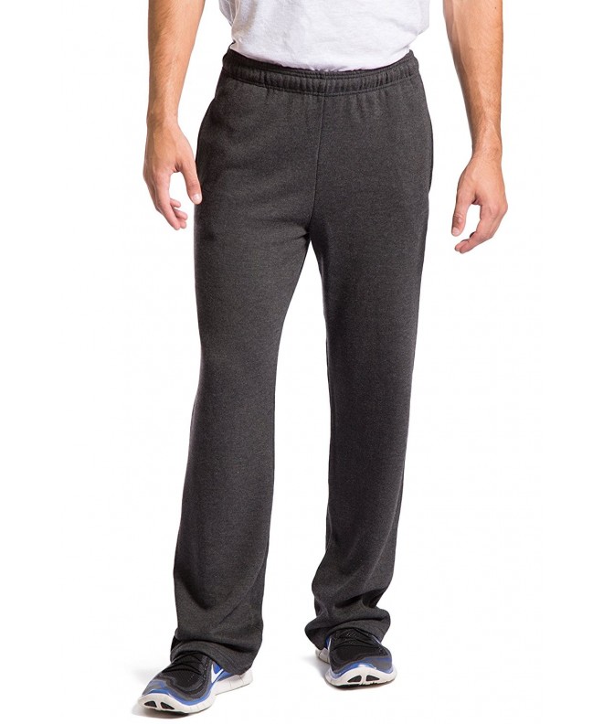 Men's EcoFleece Casual Sweatpant With Pockets Relaxed Fit - Charcoal ...