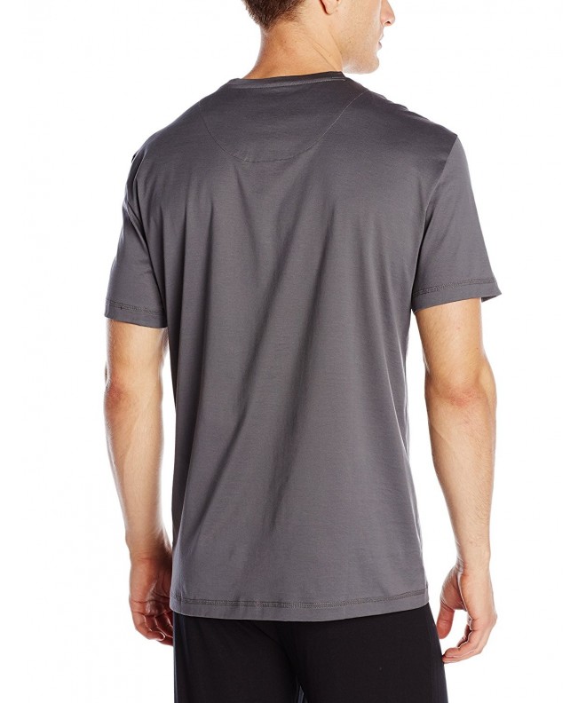 Men's Down Time Knit Short Sleeve Sleep Shirt - Lead - CL11NHFKAAF