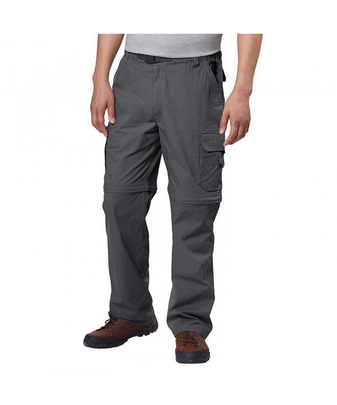 Mens Convertible Lightweight Comfort Stretch Cargo Pants or Shorts ...
