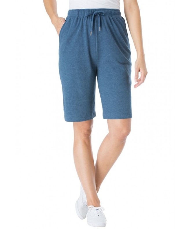 Woman Within Womens Shorts Heather
