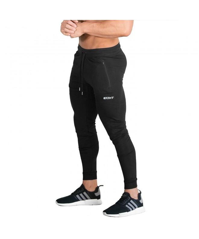 Tapered Joggers Black V2 Men Pants Gym Wear Sweat Trousers Slim Fit ...