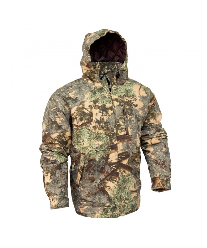 Classic Cotton Insulated Ripstop Hooded Jacket - Desert Shadow ...