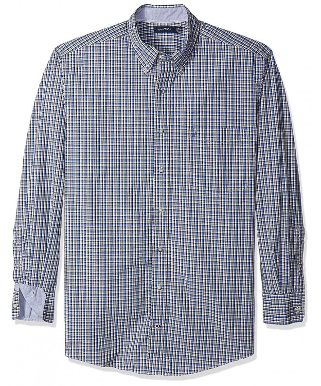 Nautica Sleeve Check Button French