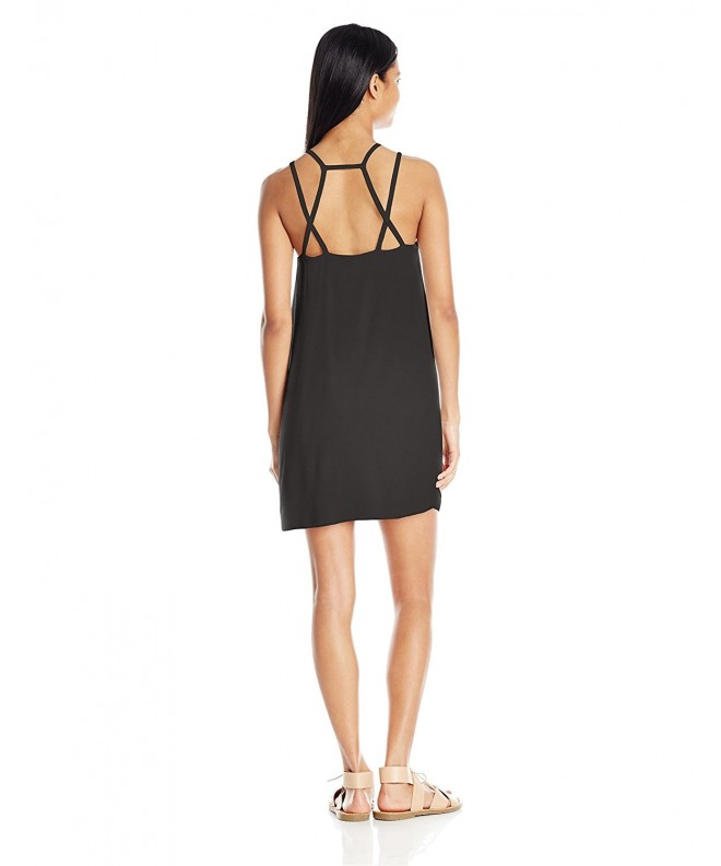 Junior's Zavey Tank Dress - Black - C5127S06YW9