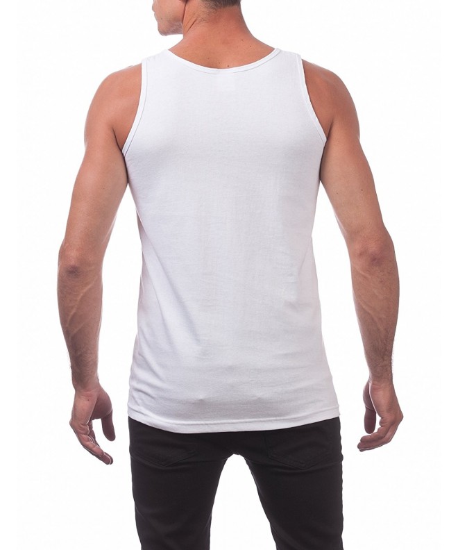 Men's Comfort Cotton Tank Top - Snow White - Cu12o30fw3l