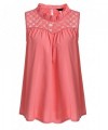 Womens Summer Sleeveless High Chiffon