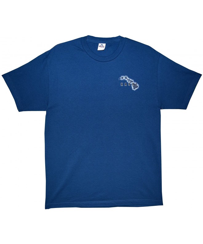 The Garden Isle Kauai Sign Post Pre-Shrunk Cotton T-shirt - Harbor Blue ...