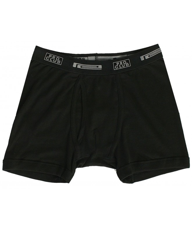 Men's 2-Pack Comfort Soft Cotton Boxer Brief - Black/Heather Gray ...