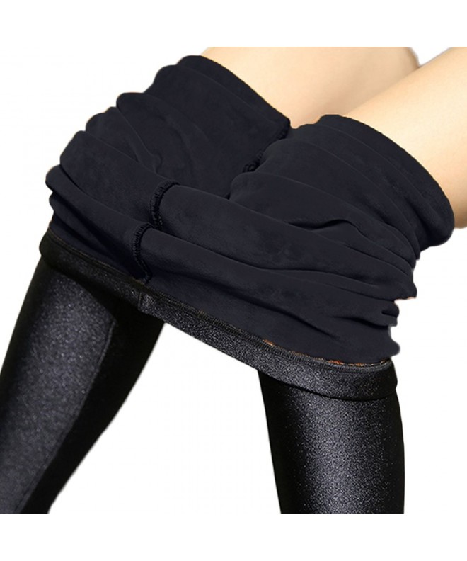 Women Leggings Winter Elastic Warm Thick Velvet Stretch Skinny Leggings ...